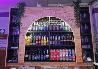 BYO Empire bar full of soft drinks and non alcohol beers and ciders